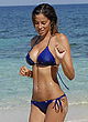 Aida Yespica busty in two thong bikini sets pics