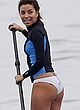 Eva Longoria caught in bikini while surfing pics
