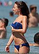 Louisa Lytton showing ass in blue bikini pics