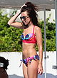 Louisa Lytton wearing multicolored bikini pics