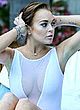 Lindsay Lohan sunbathes in tight bikini pics