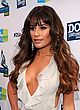 Lea Michele braless shows huge cleavage pics