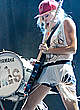 The Ting Tings in short dresses at v festival pics