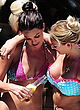 Danielle Lloyd partying in two color bikini   pics