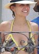 Nicole Richie paparazzi bikini top photos pics