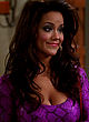 Katy Mixon cleavage in a purple top pics