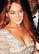 Lindsay Lohan legs & cleavage paparazzi pix pics