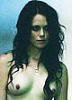 Katia Winter stripping topless in thong pics