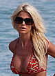 Victoria Silvstedt busty in clover print bikini pics