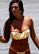 Nicole Bahls nipple slip in a bikini pics
