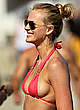 Anne Vyalitsyna side of boob in red bikini pics