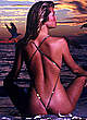 Christie Brinkley sexy posing swimsuit photos pics