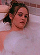 Alicia Silverstone relaxing in a bubble bath  pics