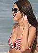 Claudia Romani caught in bikini on the beach pics