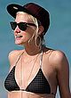 Ashlee Simpson wearing tiny bikini at a beach pics