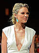 Taylor Swift slight cleavage in white night pics