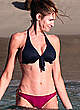Stephanie Seymour wearing a bikini on the beach pics