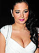 Tulisa Contostavlos clevage in white dress pics