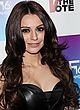 Cher Lloyd cleavy in a strapless dress pics