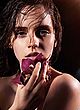 Emma Watson naked pics - covering her breasts