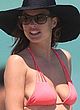 Josie Maran sunbathes in pink bikini pics