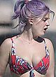 Kelly Osbourne swims in the pool & bikini pix pics