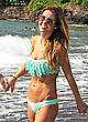 Audrina Patridge caught in green bikini pics