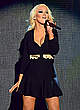 Christina Aguilera sexy performs on the stage pics