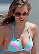 AnnaLynne McCord sunbathes in blue bikini pics