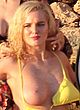 Helen Flanagan boob exposed on a beach pics