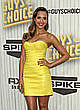 Jessica Alba in tight, short yellow dress pics