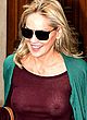 Sharon Stone paparazzi seethru photos pics