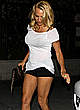 Pamela Anderson shows her long sexy legs pics