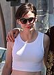 Rose McGowan showing pokies in belly top pics