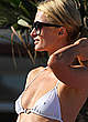 Paris Hilton hard nips under white bikini pics