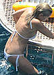 Sharon Stone ass crack in white bikini pics