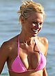 Pamela Anderson tiny bikini beach photos pics