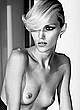 Anja Rubik naked pics - sexy and topless b-&-w scans