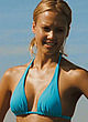 Jessica Alba tiny blue bikini pics