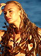 Daria Protsenko naked pics - topless ripped in sea wheat