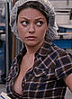 Mila Kunis sexy side boob in Extract pics