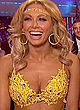 Kym Johnson cleavage in sexy yellow dress pics