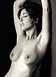 Sabrina Ferilli sexy and topless b-&-w photos pics