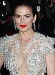 Hayley Atwell braless shows huge cleavage pics