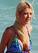 Tara Reid busty in skimpy blue bikini pics