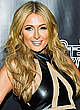Paris Hilton pokies under leather top pics
