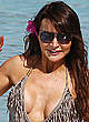 Lizzie Cundy sexy swimsuit in barbados pics
