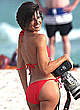 Logan Fazio poses in red bikini in miami pics