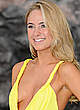 Kimberley Garner no bra under yellow dress pics