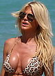 Victoria Silvstedt caught in leopard print bikini pics